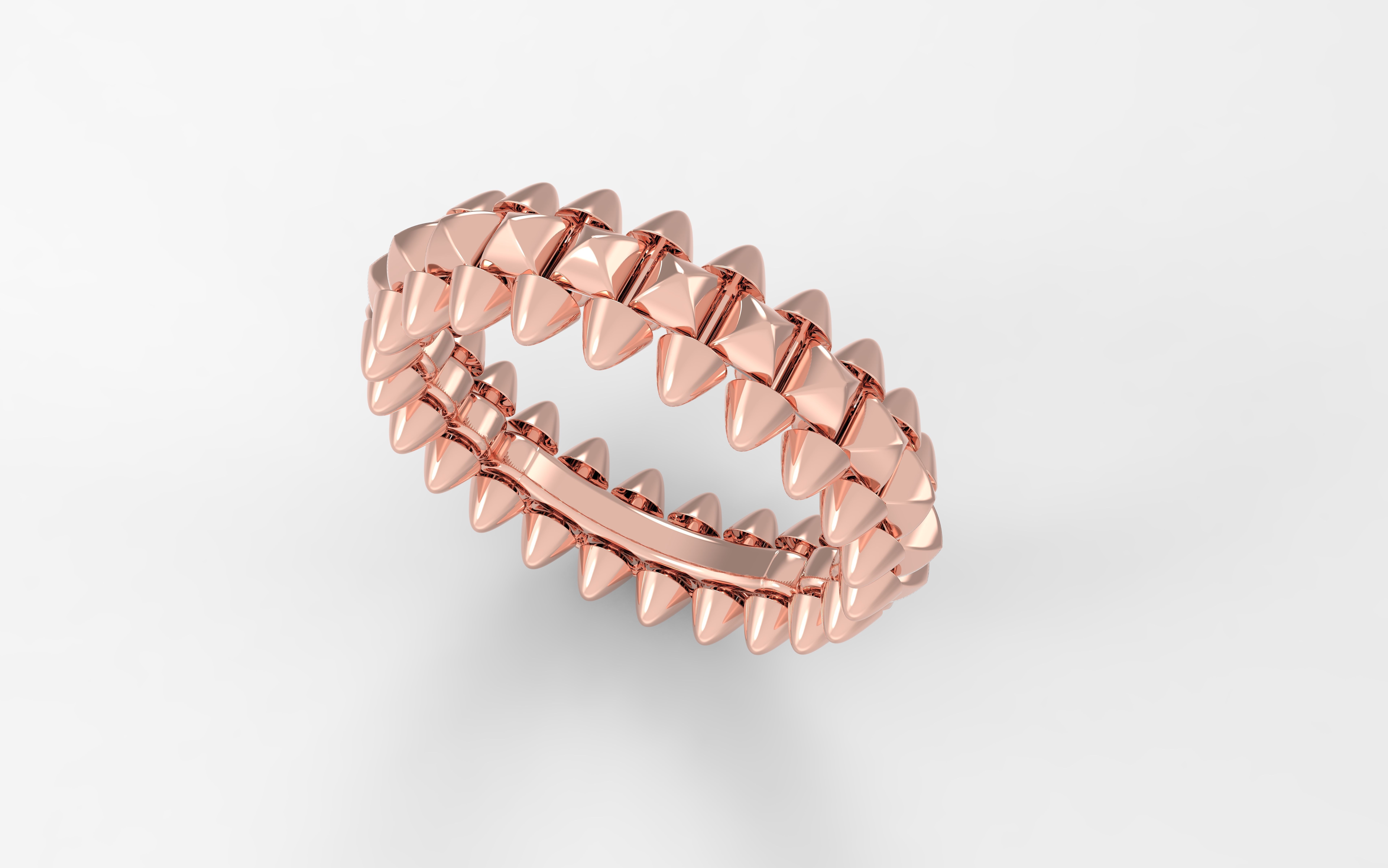 CLASH  Fashion Rings 3D print model_1