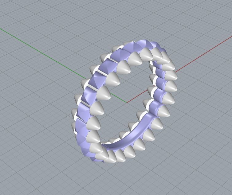 CLASH  Fashion Rings 3D print model_8