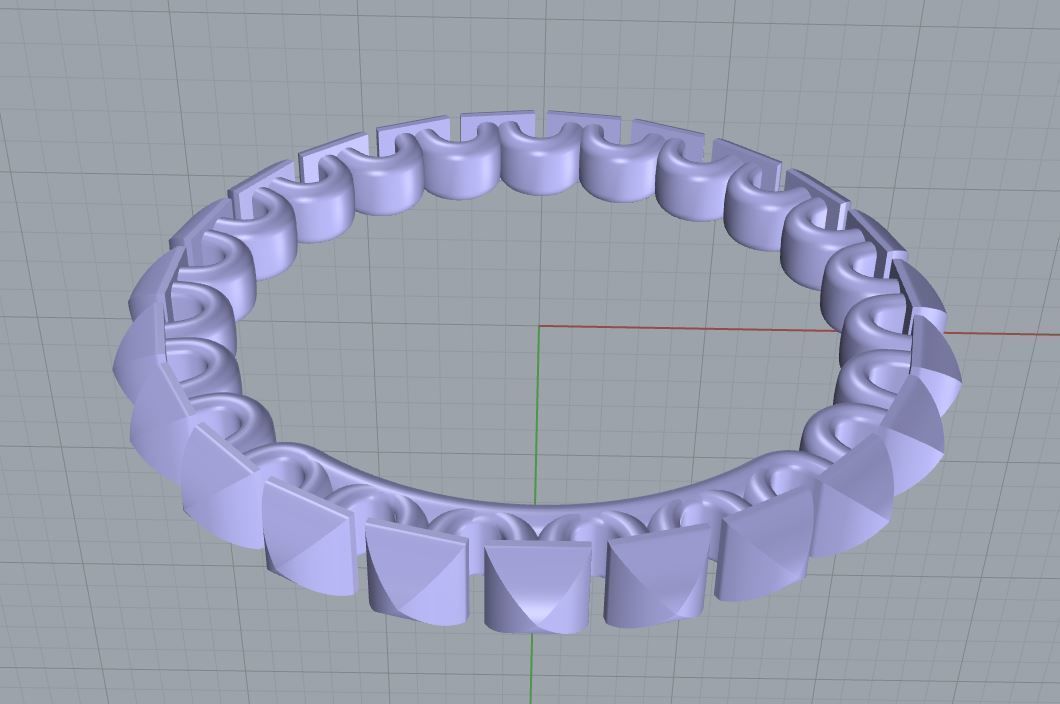 CLASH  Fashion Rings 3D print model_7