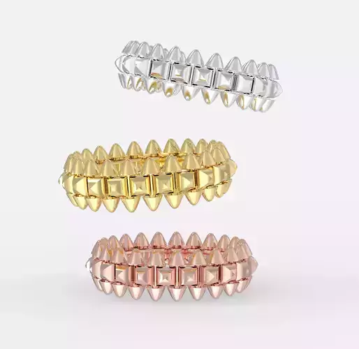 CLASH  Fashion Rings 3D print model