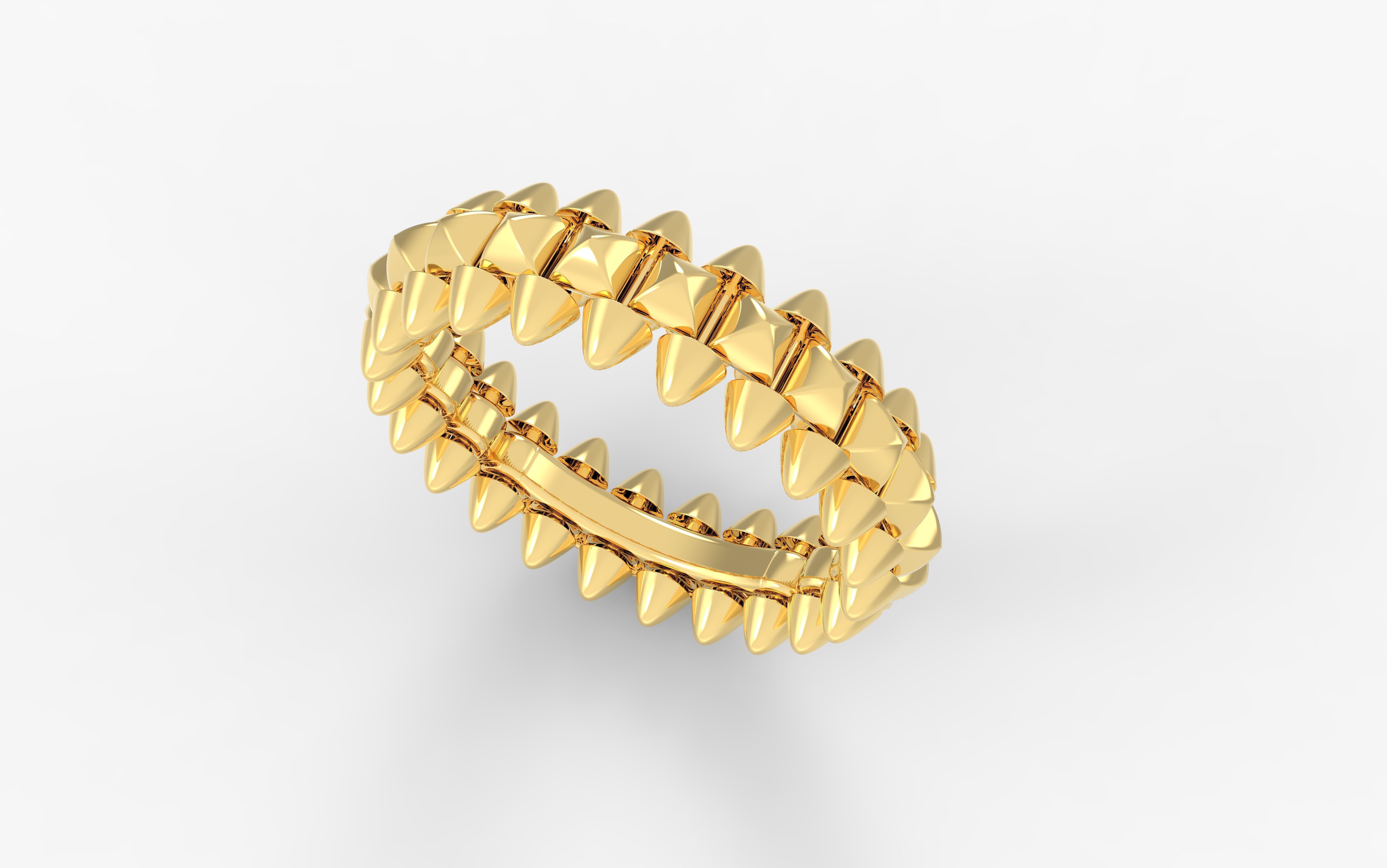CLASH  Fashion Rings 3D print model_19