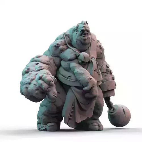 Plague Ogre Lord 3D print model