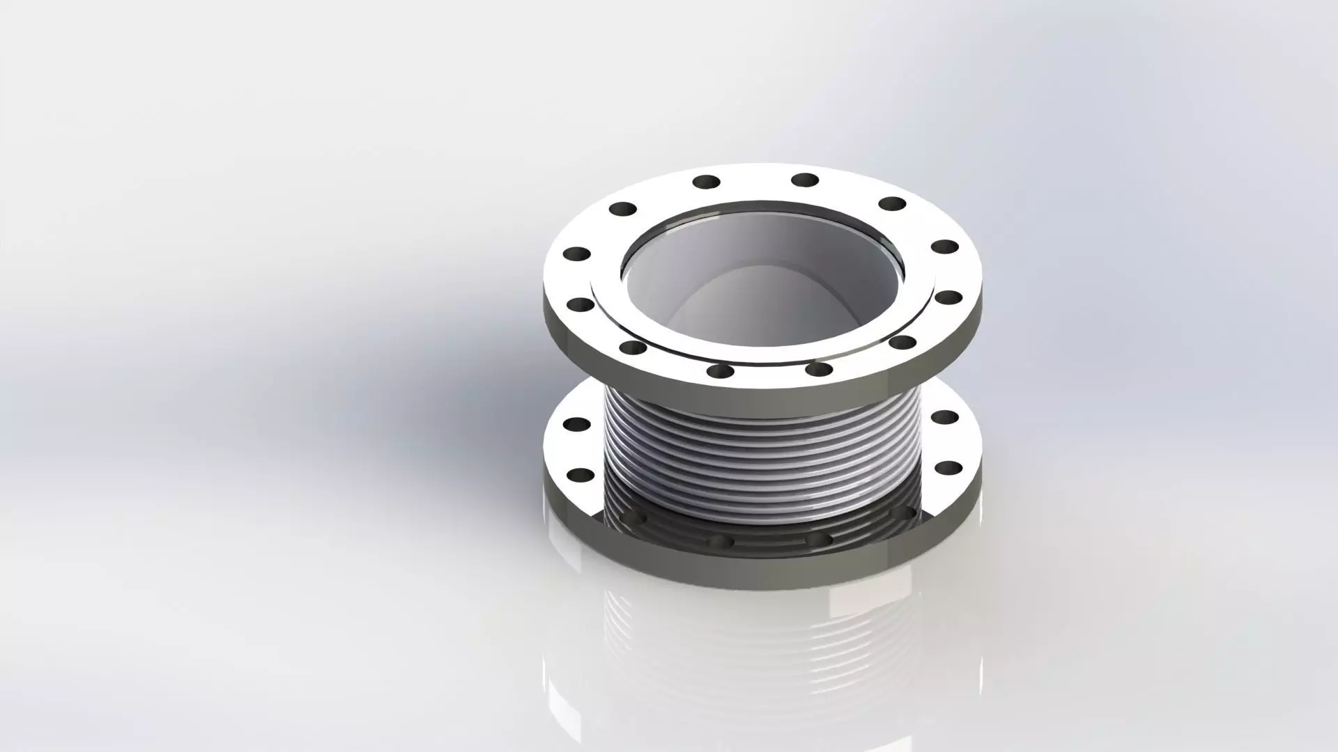 Compensator DN200 3D model_0