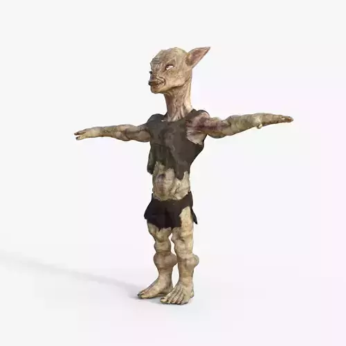Scary MonsterRigged 3D model