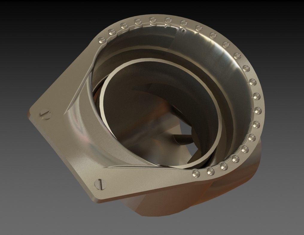 McDonnell Douglas T-45 Goshawk APU upgrade  3D print model_2