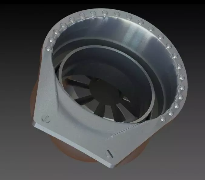 McDonnell Douglas T-45 Goshawk APU upgrade  3D print model_0