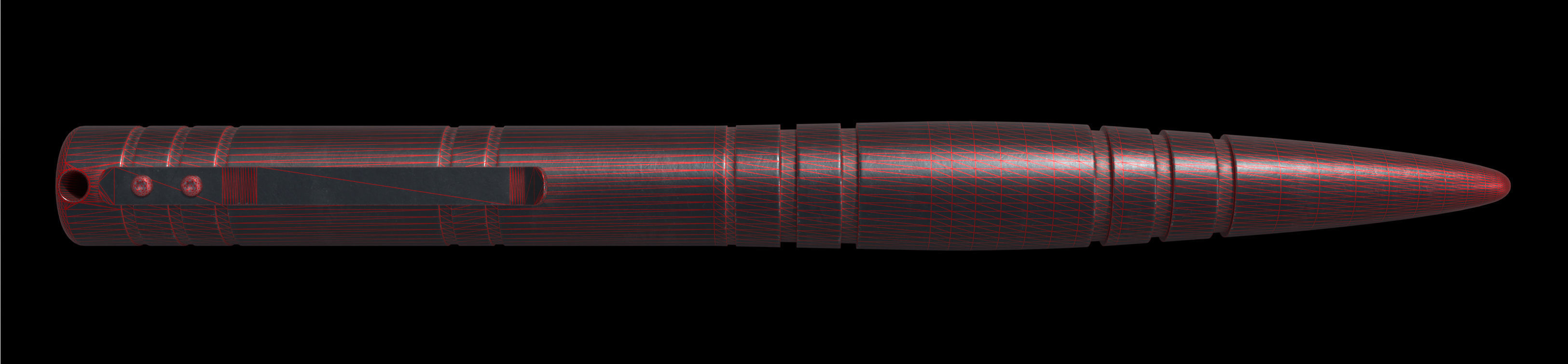 Ruck case with accessories Low-poly 3D model_79