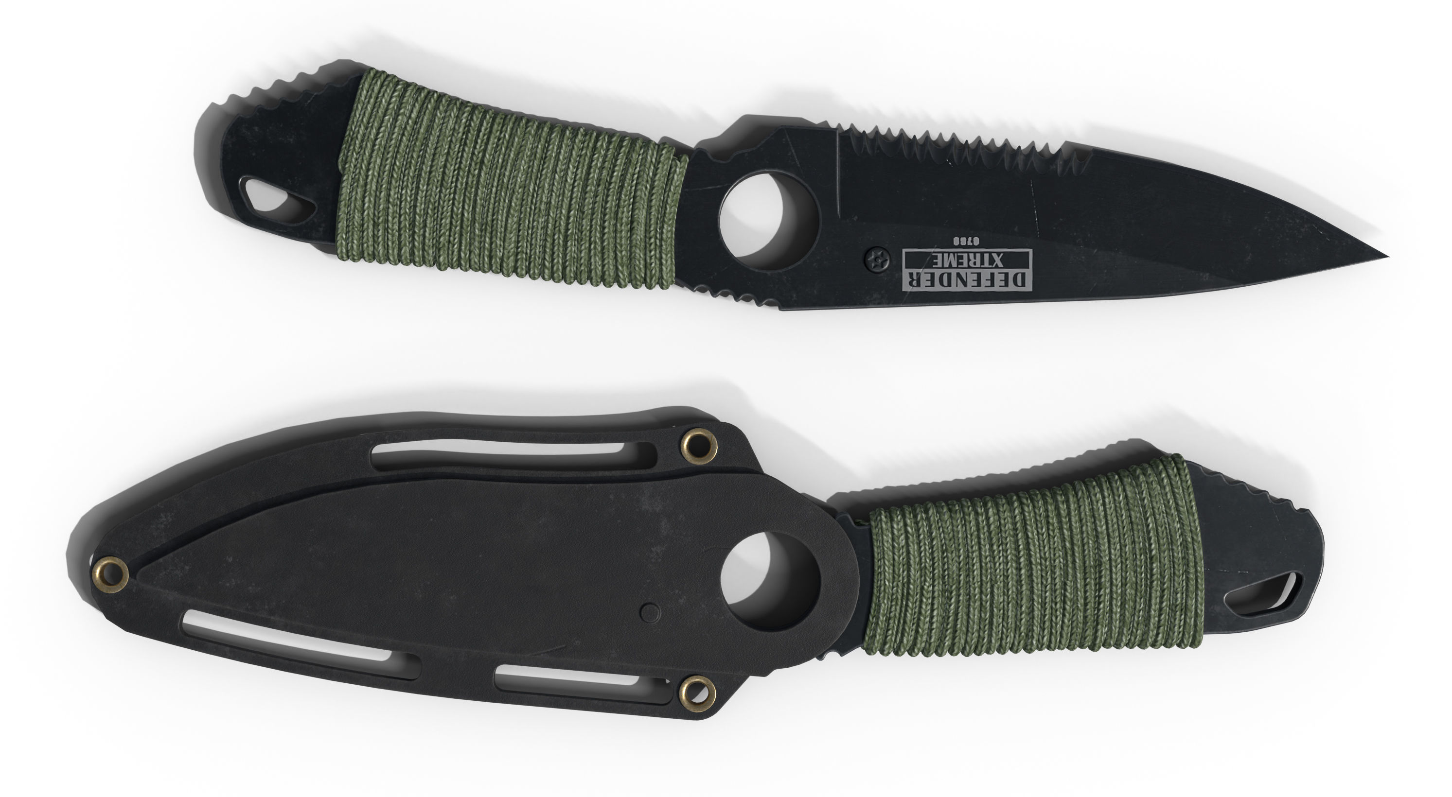 Ruck case with accessories Low-poly 3D model_49