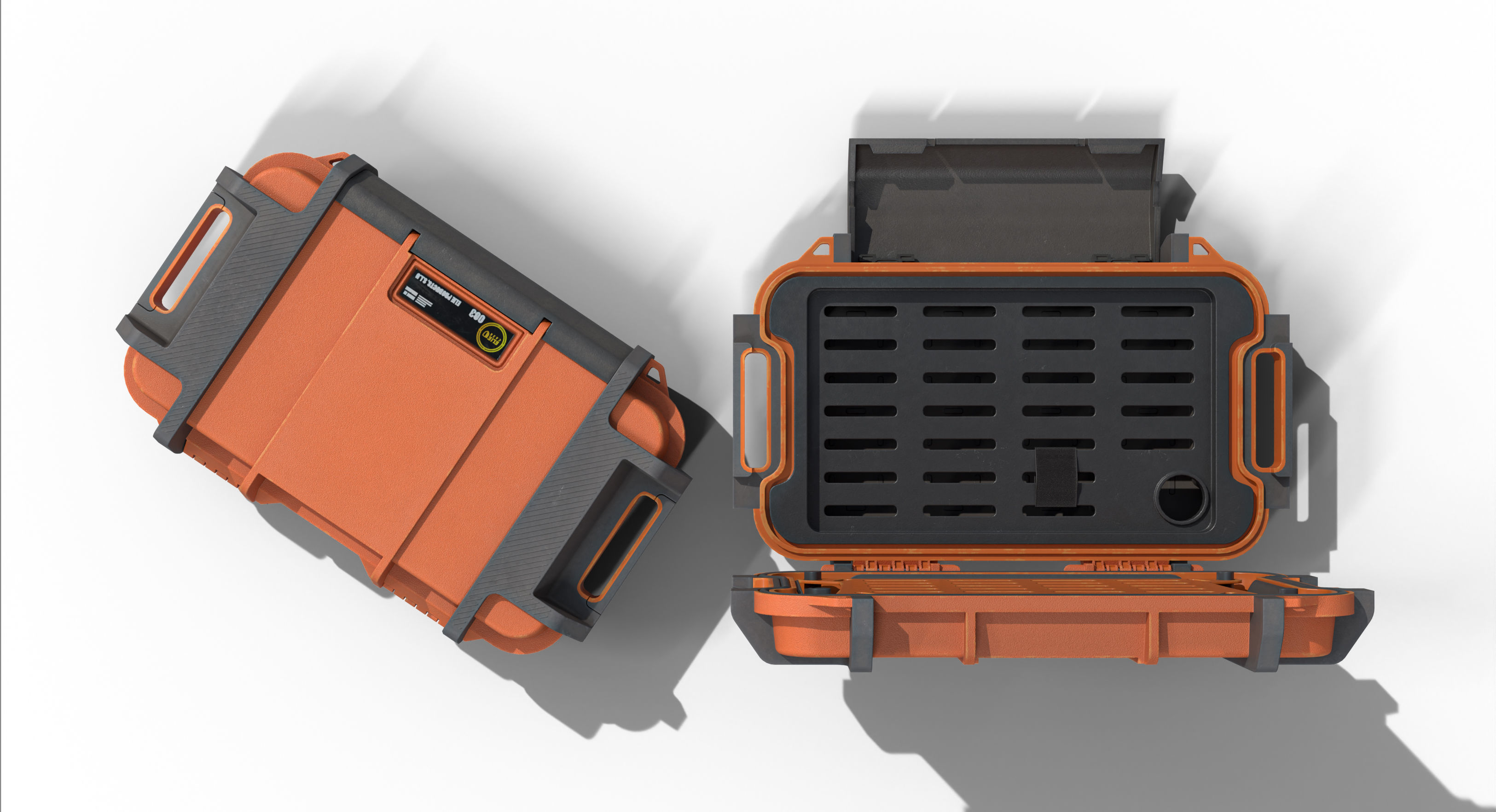 Ruck case with accessories Low-poly 3D model_18