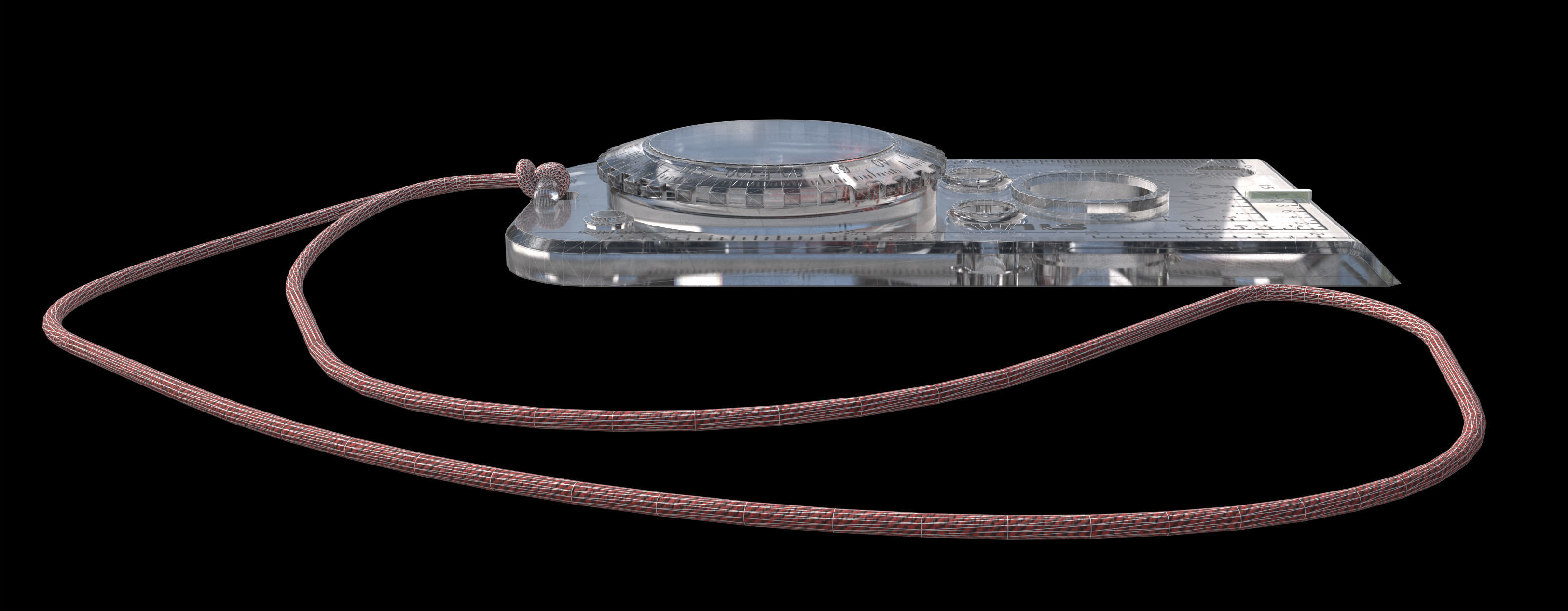 Ruck case with accessories Low-poly 3D model_67