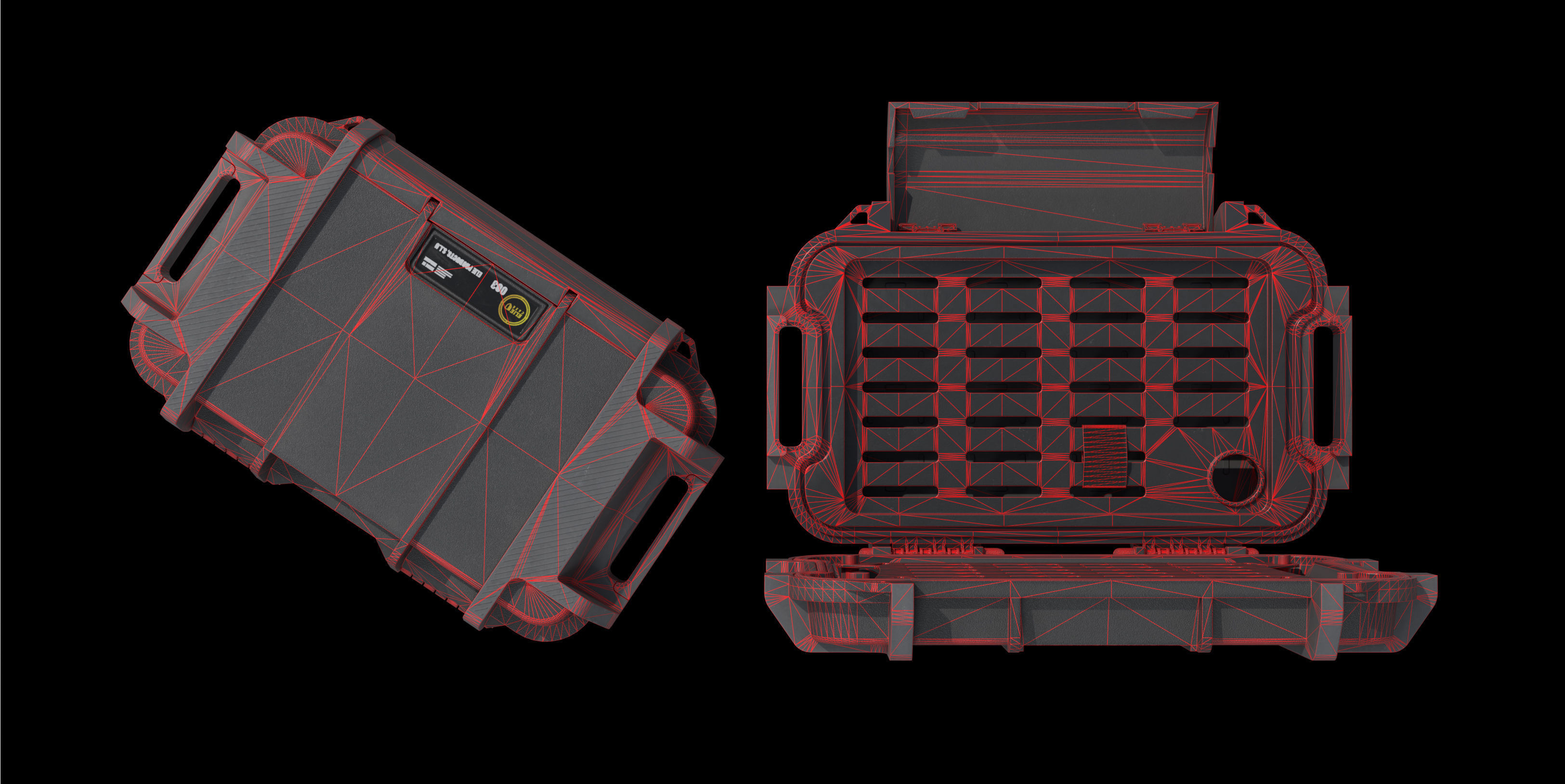 Ruck case with accessories Low-poly 3D model_27