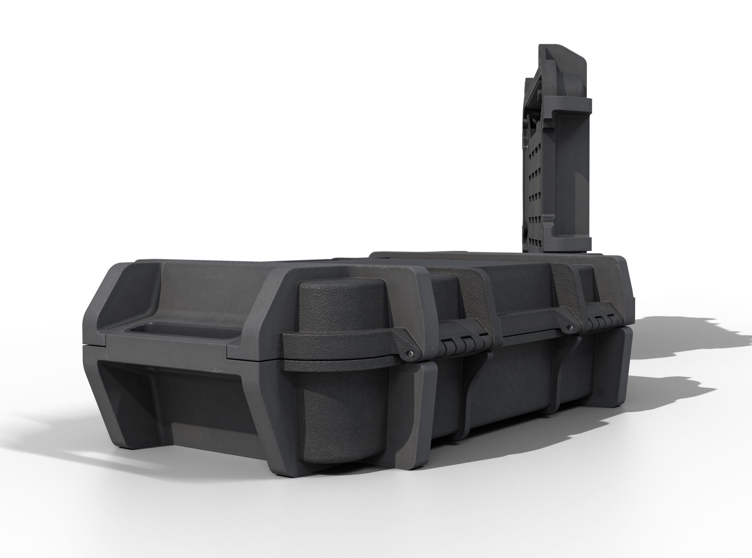 Ruck case with accessories Low-poly 3D model_7