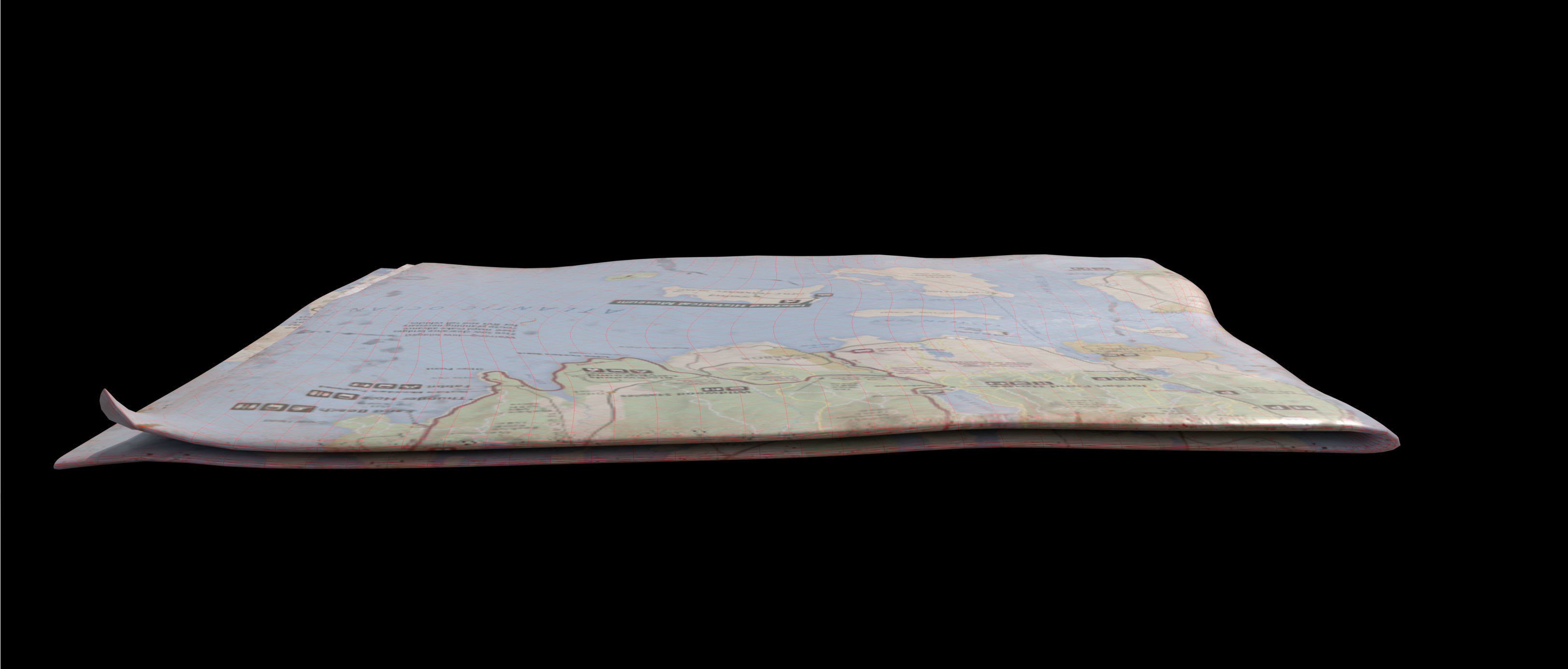 Ruck case with accessories Low-poly 3D model_89