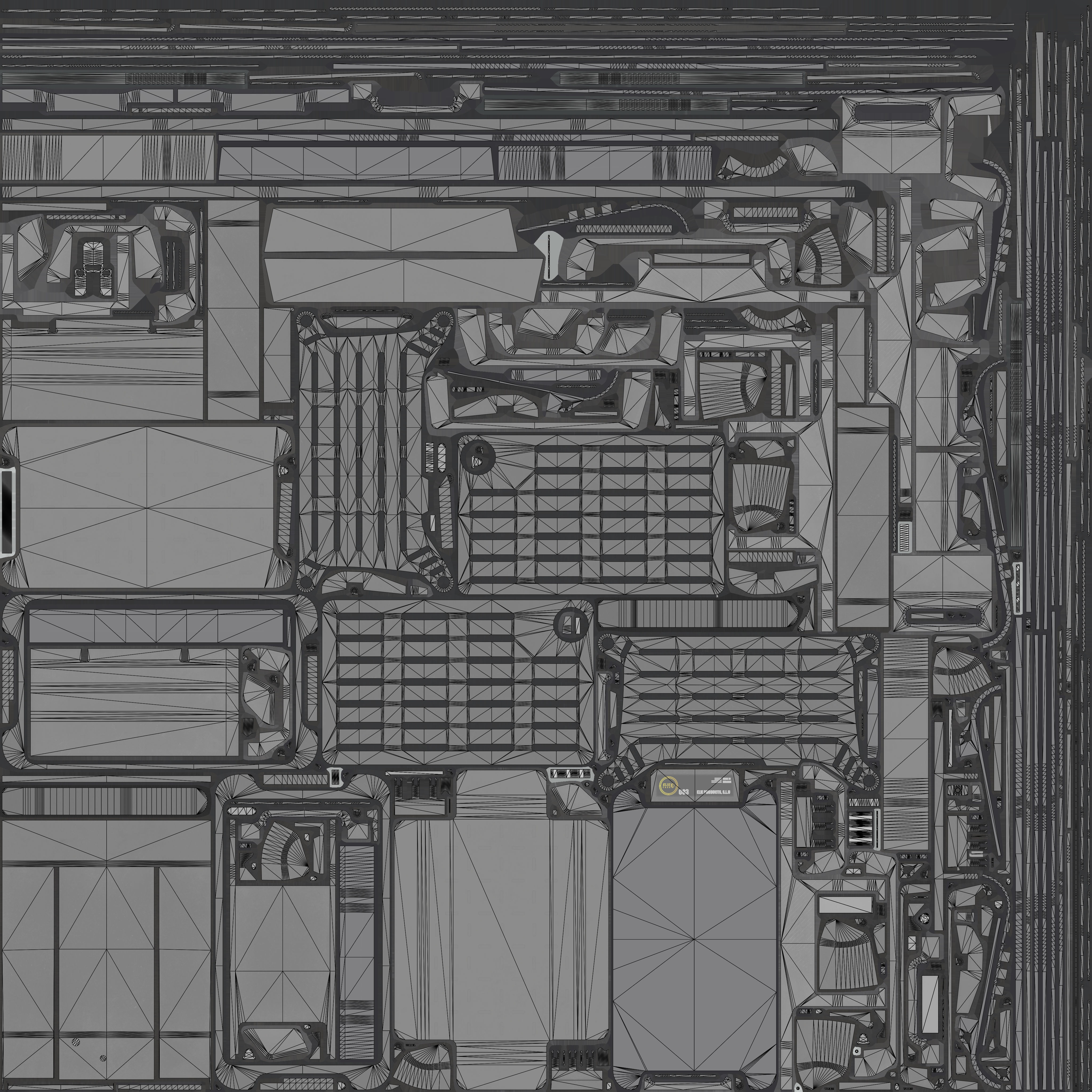 Ruck case with accessories Low-poly 3D model_29