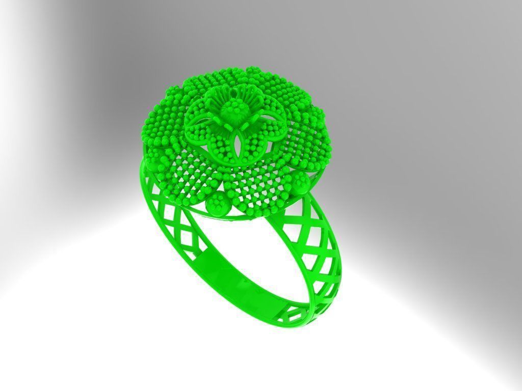 Gold Ring 5 3D print model_2