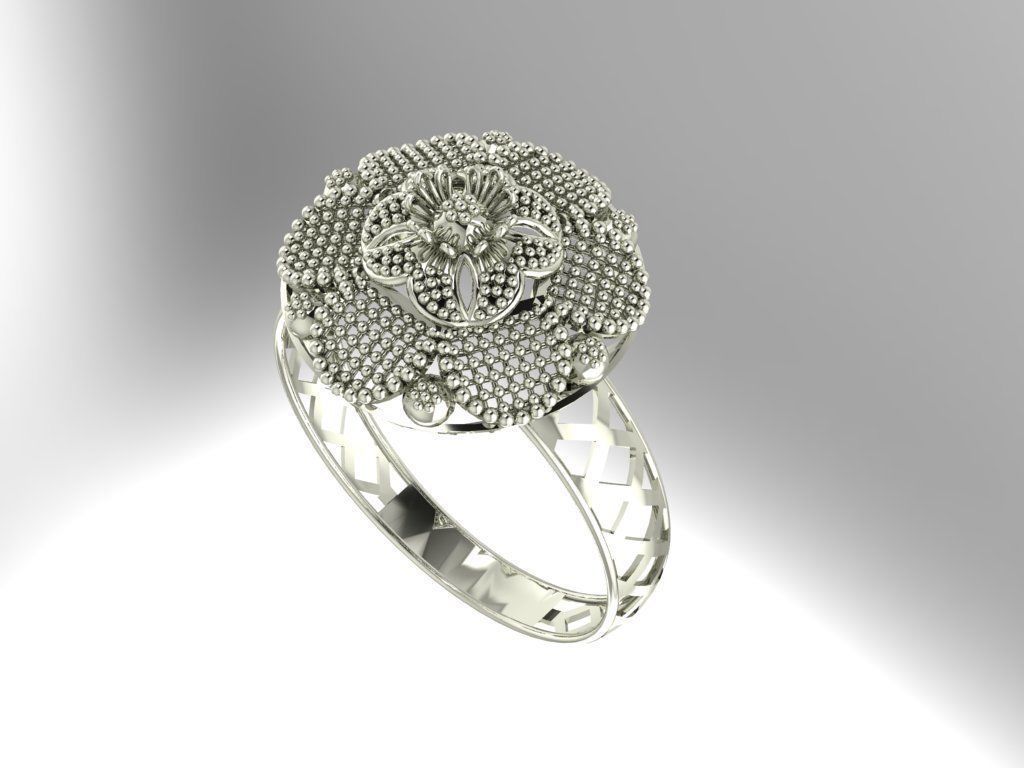 Gold Ring 5 3D print model_1
