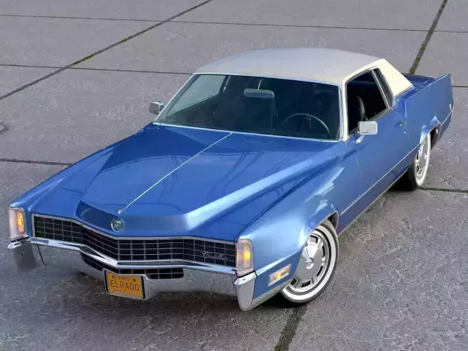 Cadillac Eldorado 1968 3D model