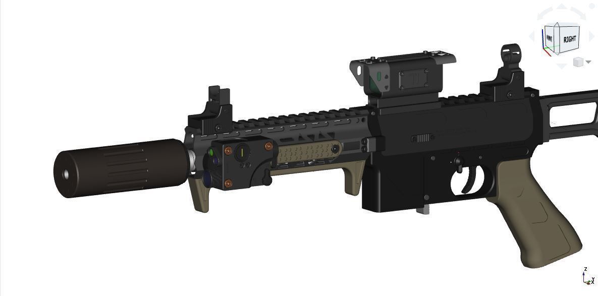 MGS-9 SMG CAD files 3D model_8