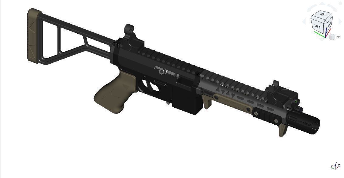 MGS-9 SMG CAD files 3D model_10