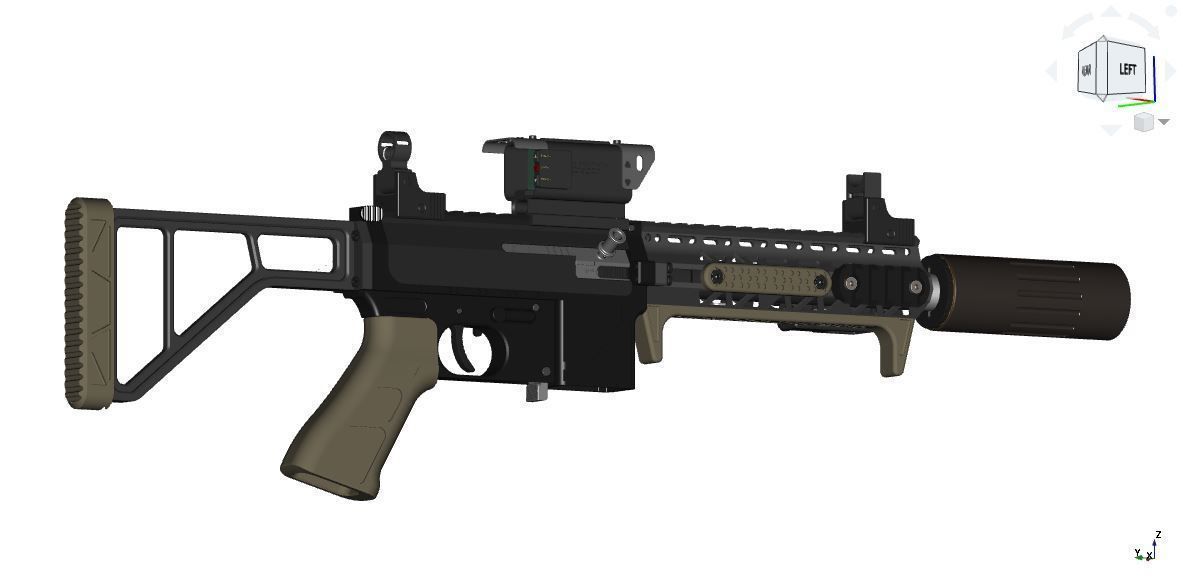 MGS-9 SMG CAD files 3D model_9