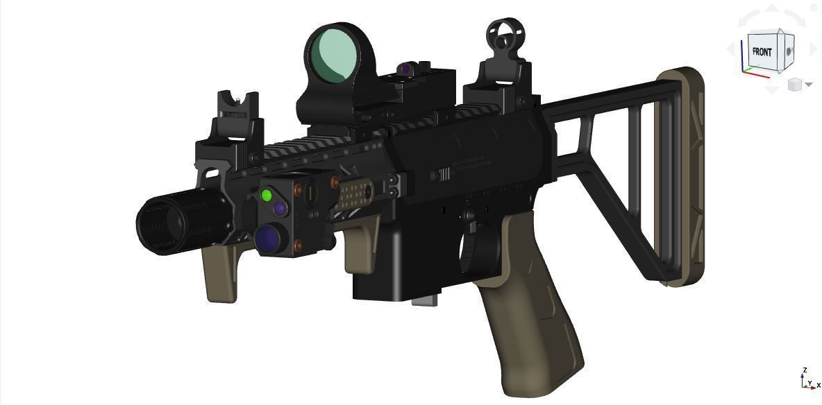 MGS-9 SMG CAD files 3D model_21