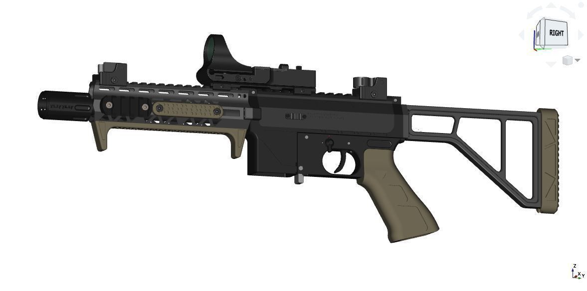 MGS-9 SMG CAD files 3D model_11
