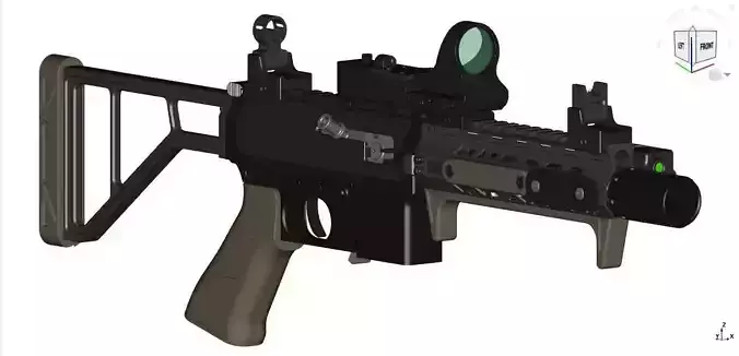 MGS-9 SMG CAD files 