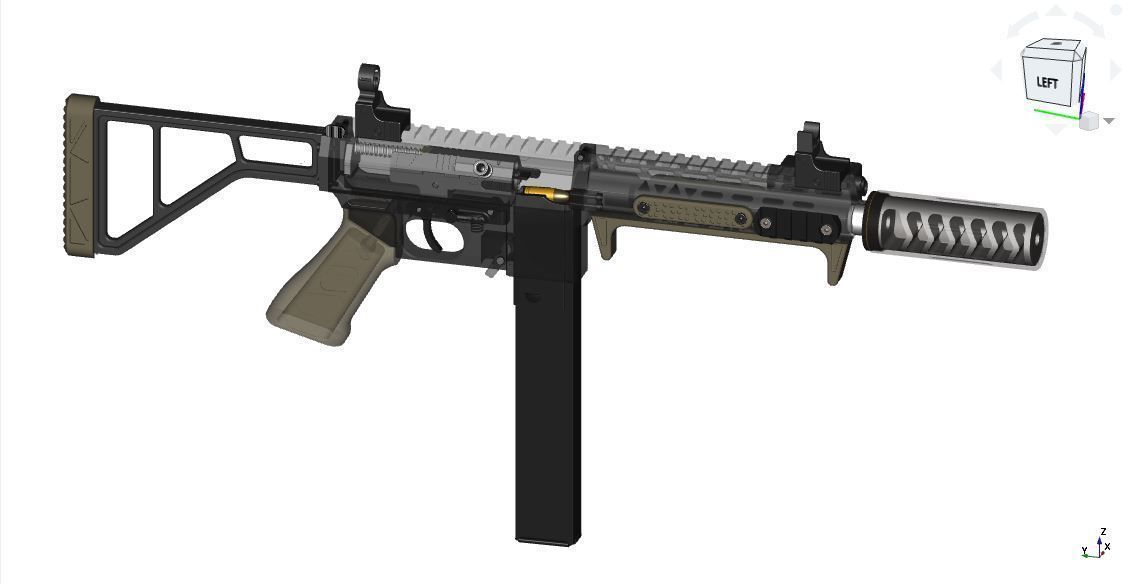 MGS-9 SMG CAD files 3D model_2