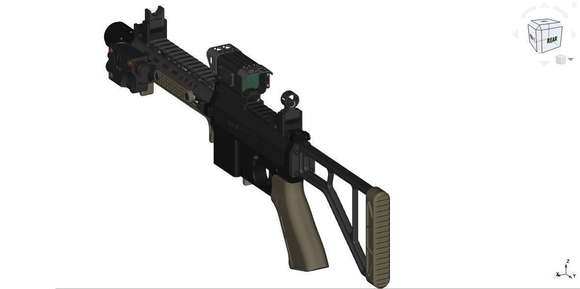 MGS-9 SMG CAD files 3D model_4