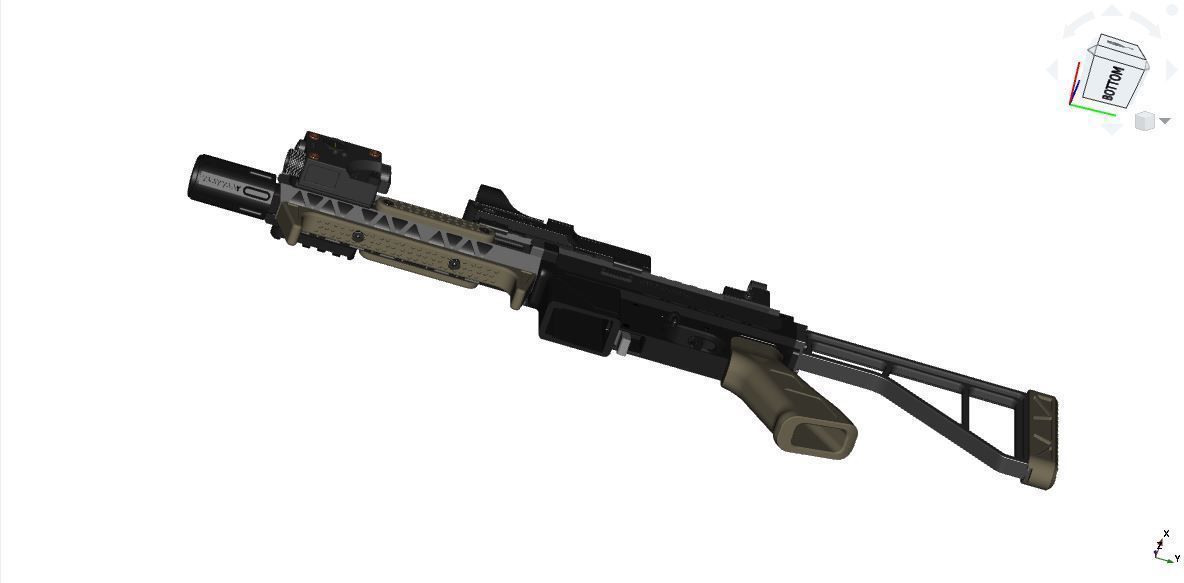 MGS-9 SMG CAD files 3D model_19