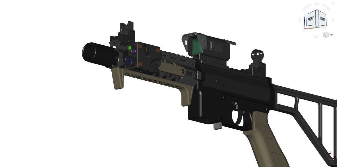 MGS-9 SMG CAD files 3D model_5