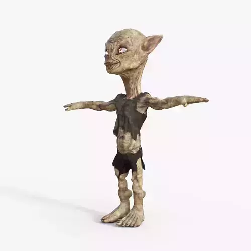 Scary Monster Rigged 3D model