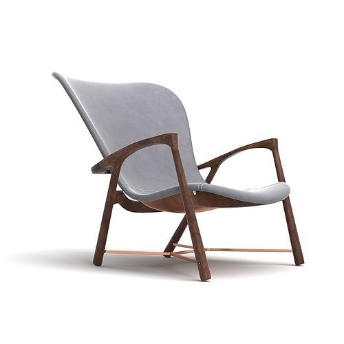 Silhouette Chair Low-poly 3D model