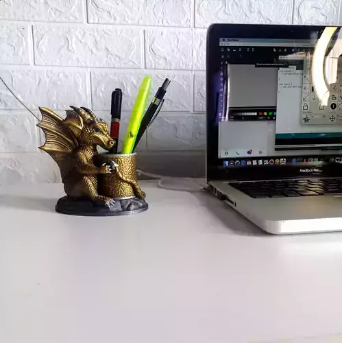 Cute Dragon Pencil Holder