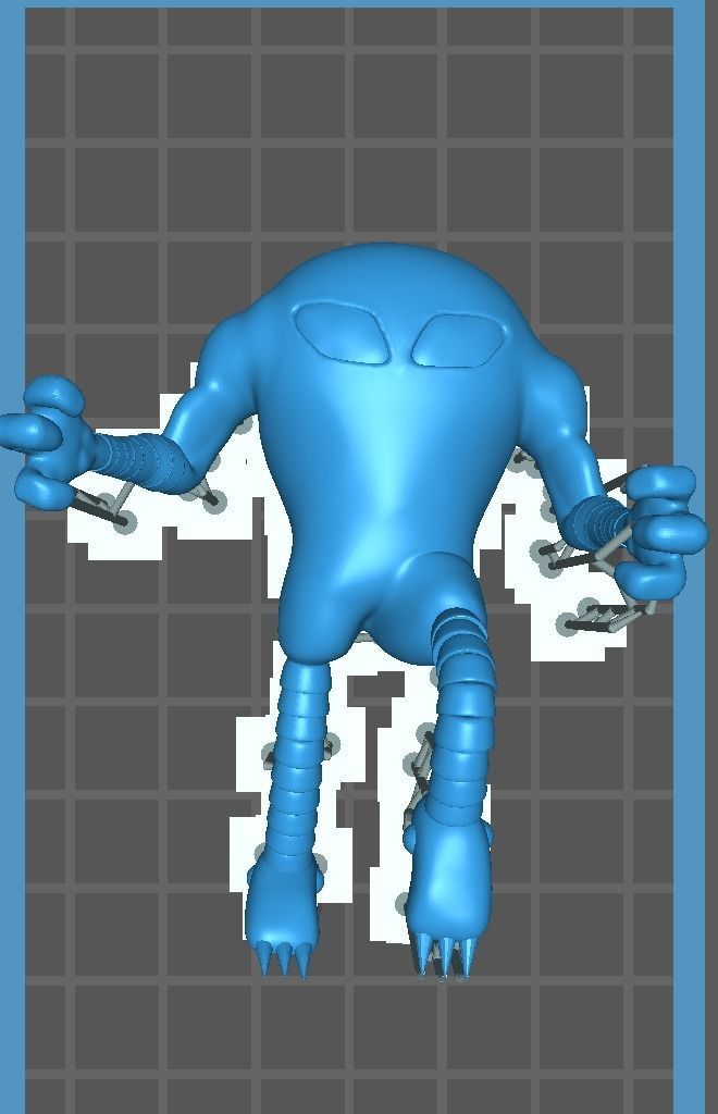 3D Model Pokemon Hitmonlee 3DPrintable 3D print model_4