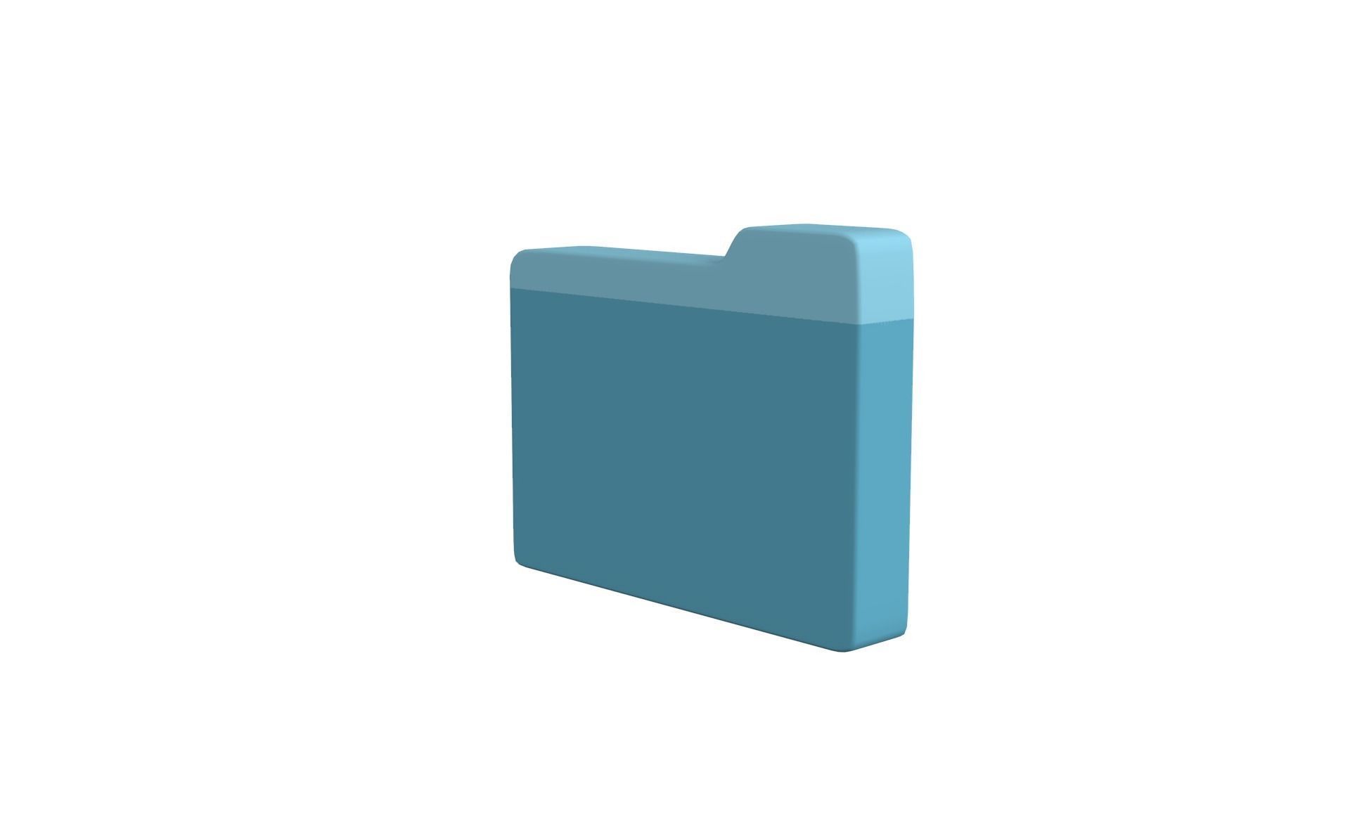 Icon Folder Camera 3D Model Low-poly 3D model_19