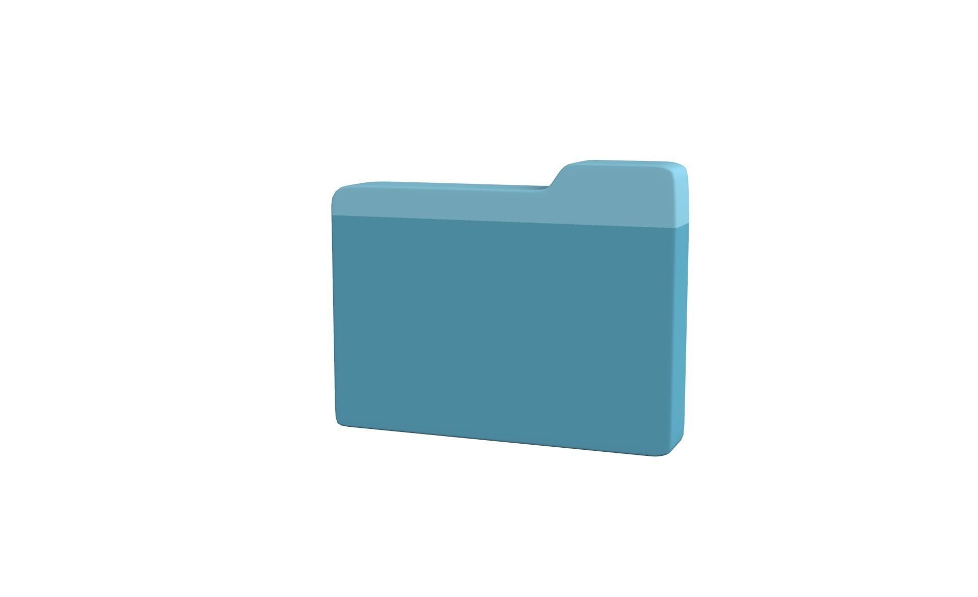 Icon Folder Camera 3D Model Low-poly 3D model_18