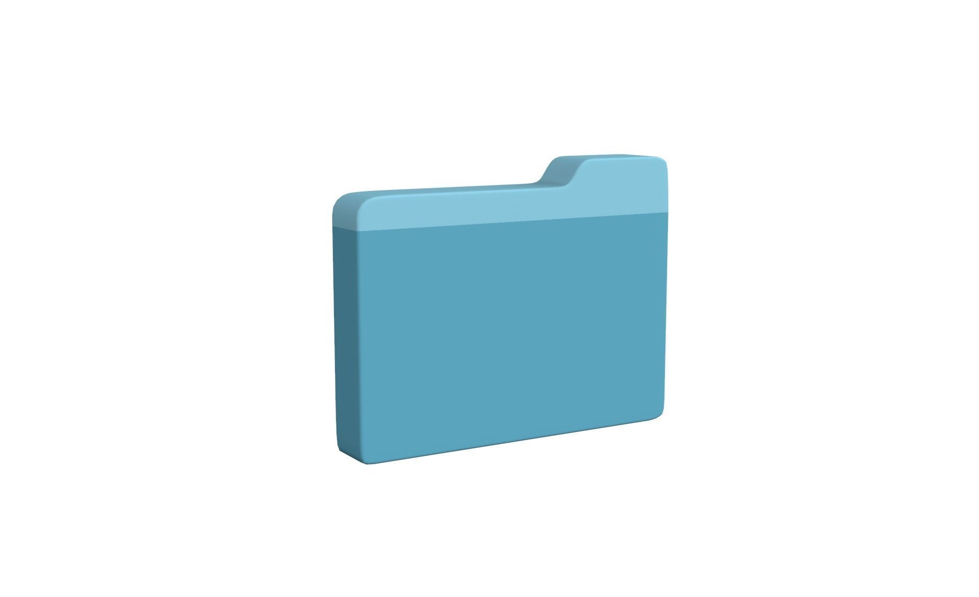 Icon Folder Camera 3D Model Low-poly 3D model_16