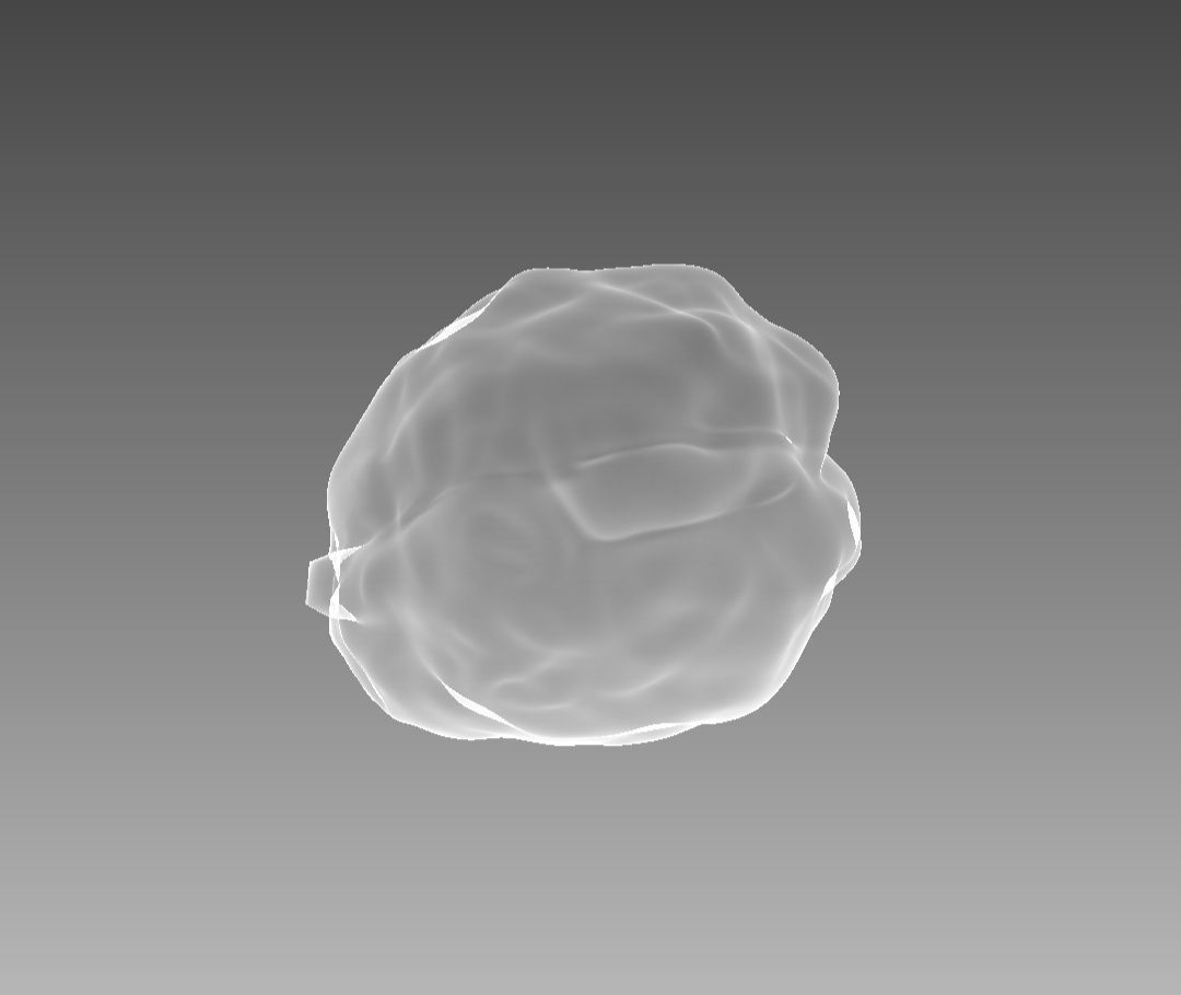 Brain model Low-poly 3D model_6