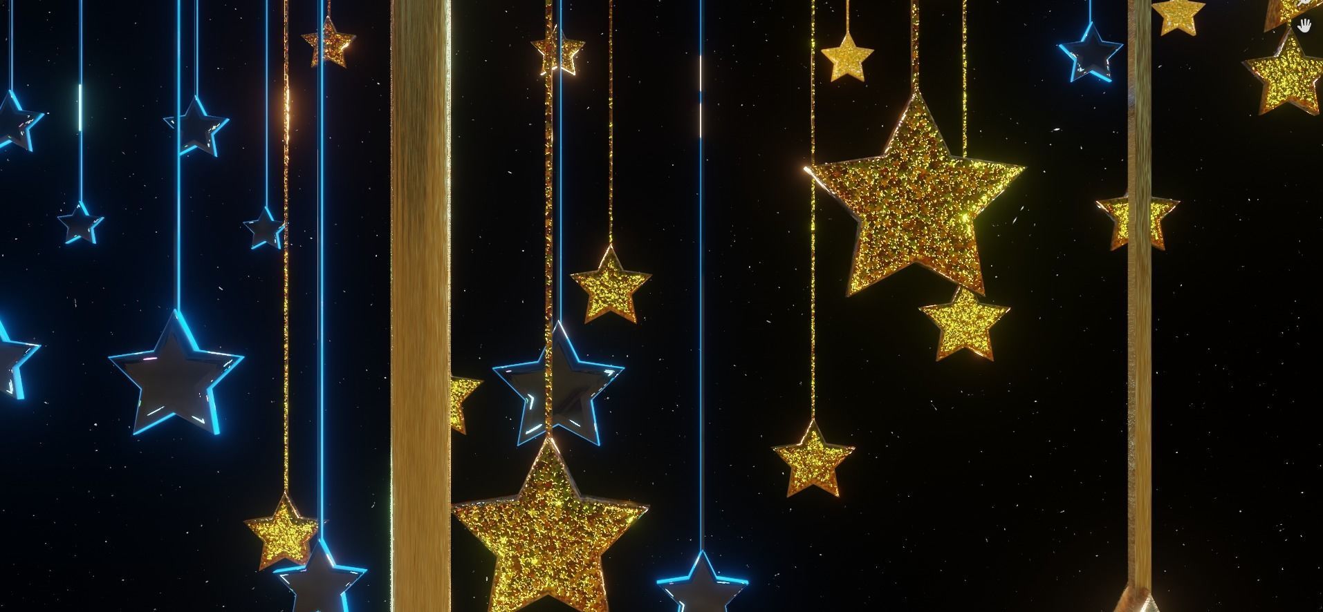 Starry Eid Greetings-Eid Saeed 3D model_4