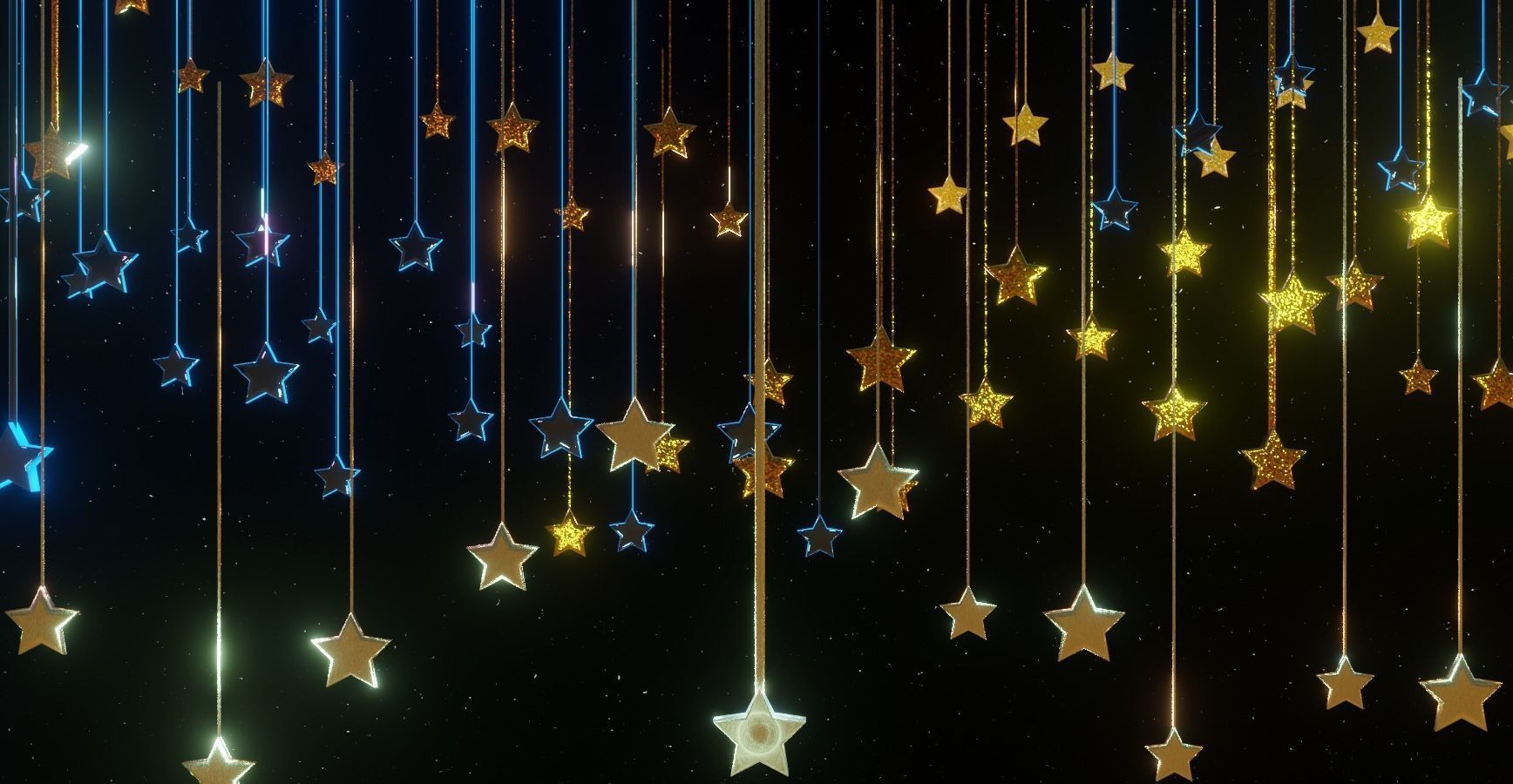 Starry Eid Greetings-Eid Saeed 3D model_2