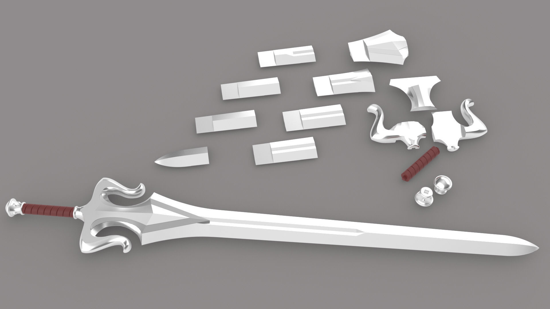 Sword of Power 3D print model_1