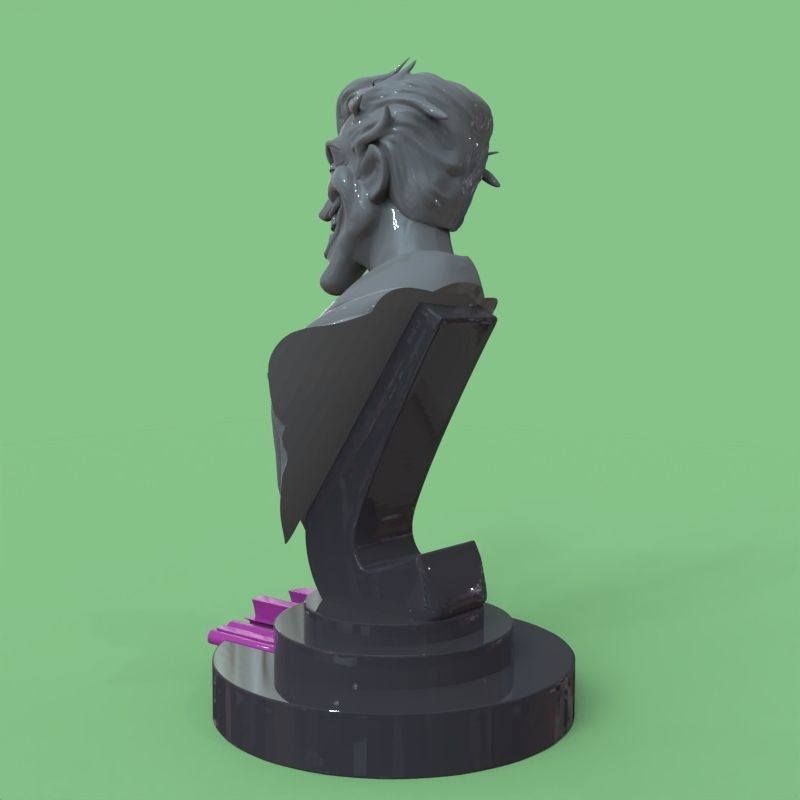 Joker bust fanart 3D print model_54