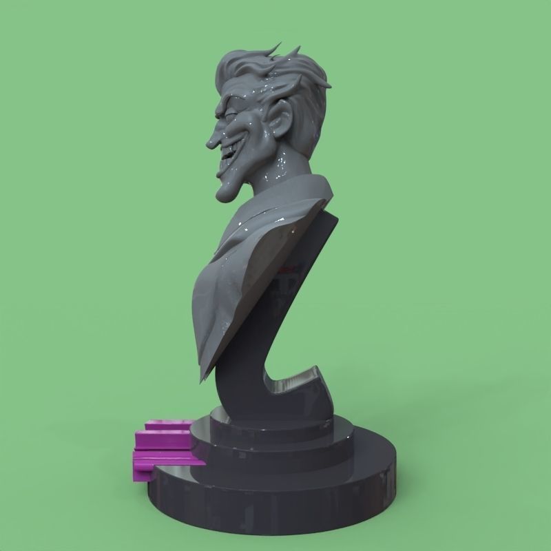 Joker bust fanart 3D print model_37