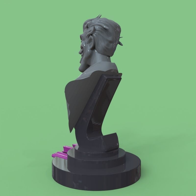 Joker bust fanart 3D print model_55