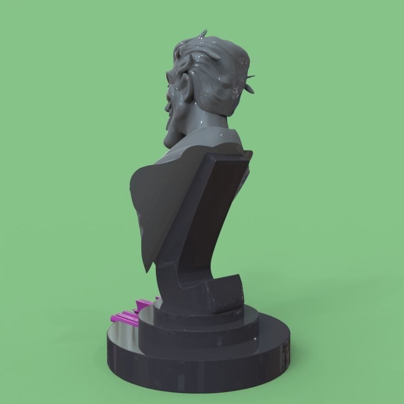 Joker bust fanart 3D print model_58