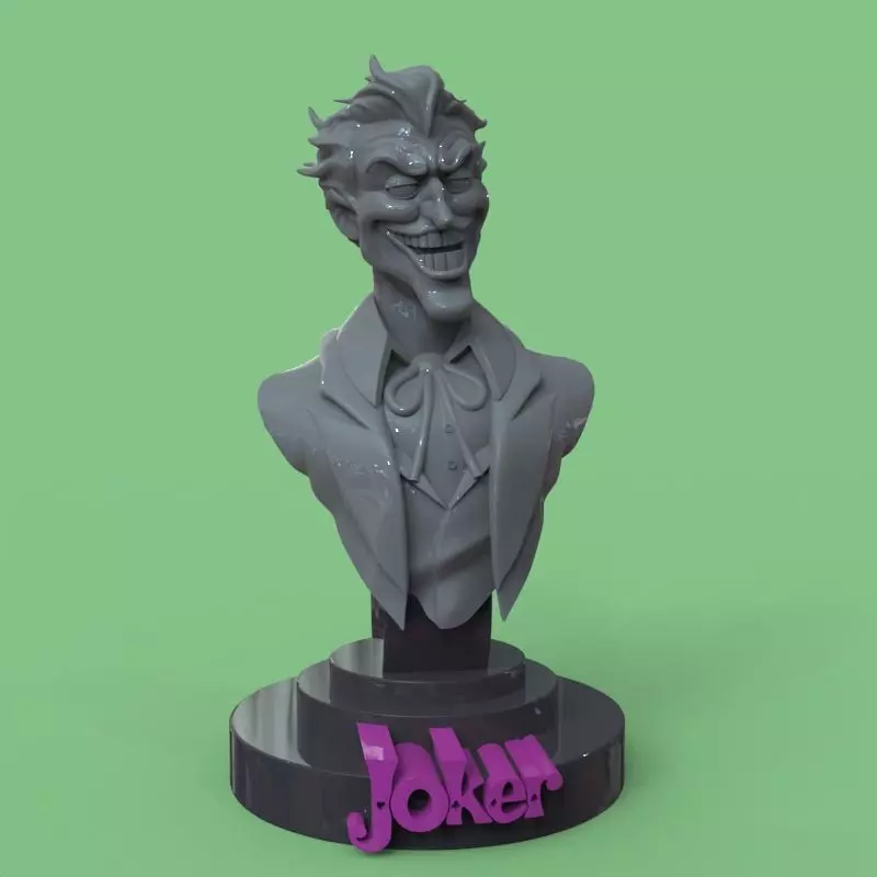 Joker bust fanart 3D print model_0