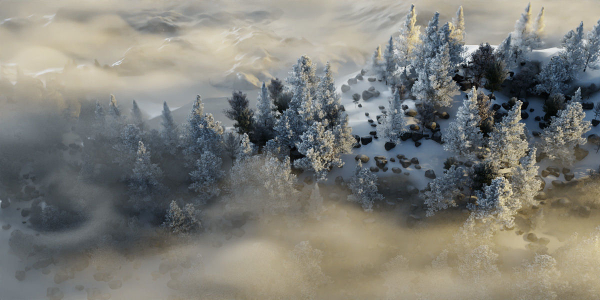 VDB Advection Fog Pack - 297 Frames Slow and Loopable 3D model animated ...