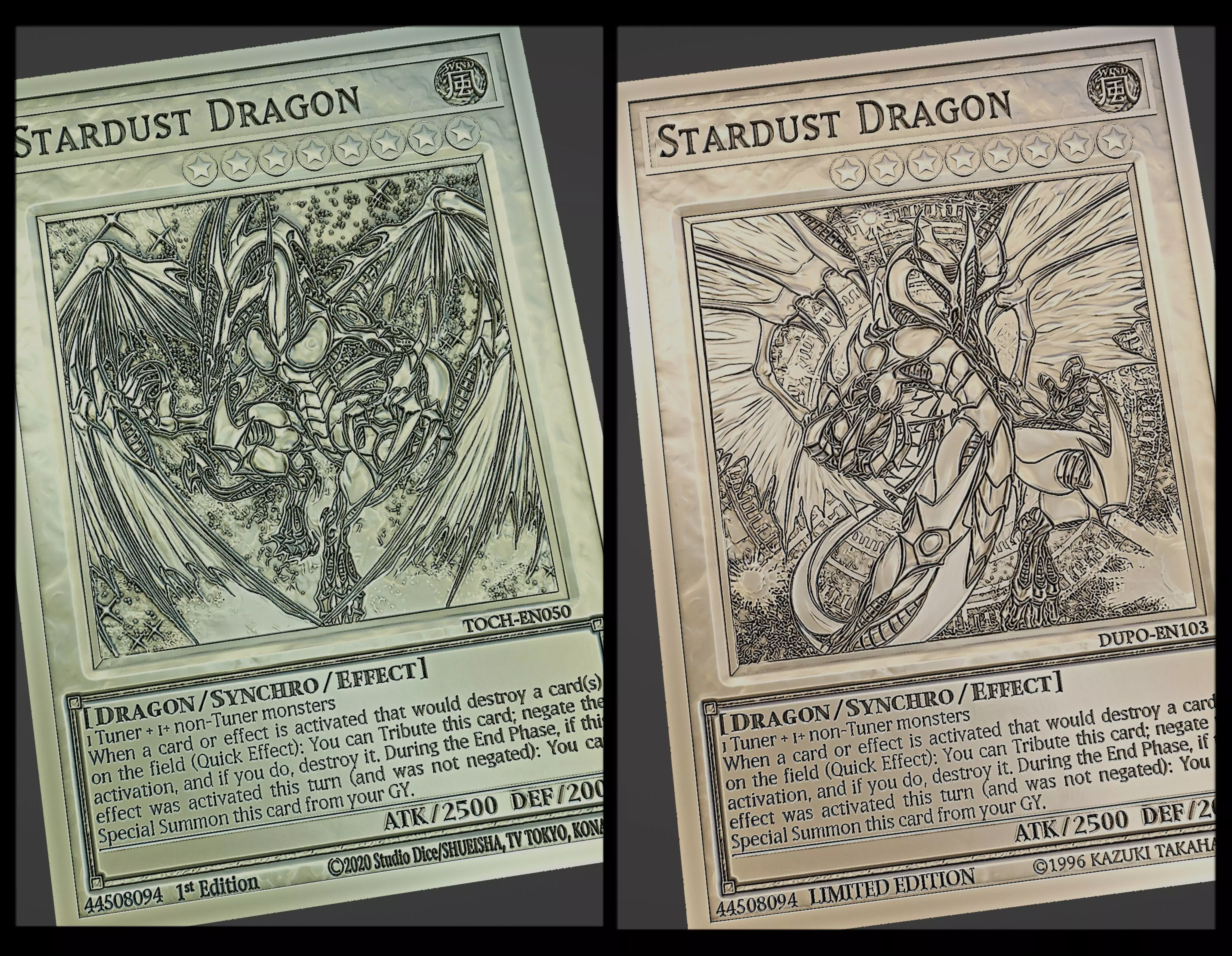 stardust dragon - yugioh 3D print model