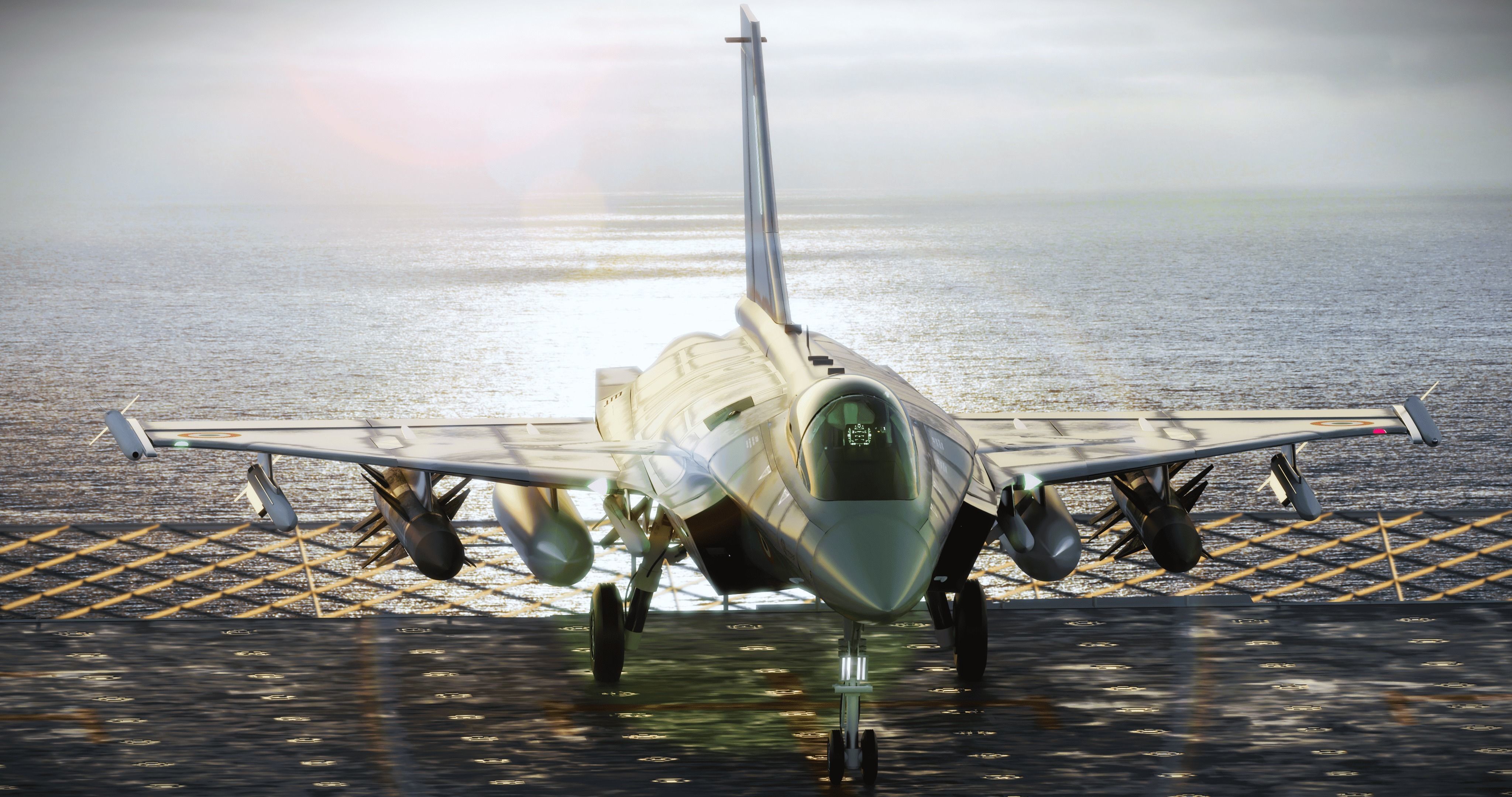 Fighter jet concept  Free 3D model_3